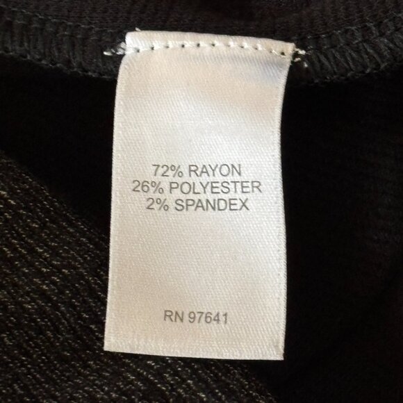 NEW J.JILL Wearever Wide Leg Ribbed Knit Pull On Pants in Heather Charcoal SZ M - Picture 6 of 8